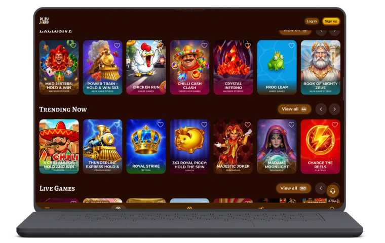 PlayJonny kasino side